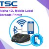 TSC Alpha-40L Mobile Label Barcode Printer
