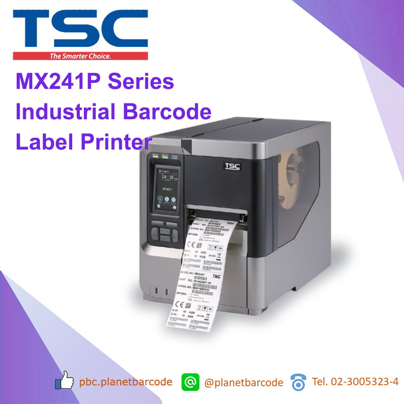 TSC MX241P Series Industrial Barcode Label Printer