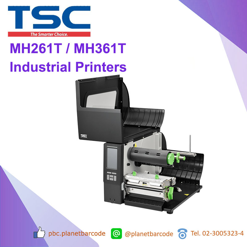 เครื่องพิมพ์อุตสาหกรรม TSC MH261T/MH361T Industrial Barcode Printer
