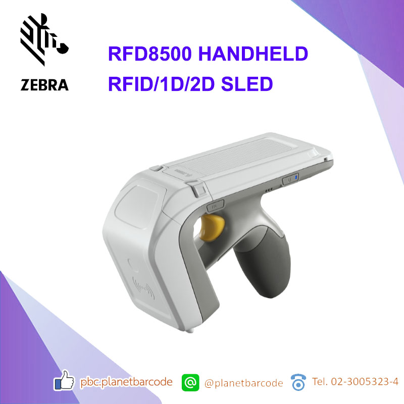 Zebra RFD8500 Bluetooth Handheld RFID Sled RFID Reader เครื่องอ่านอาร์เอฟไอดี