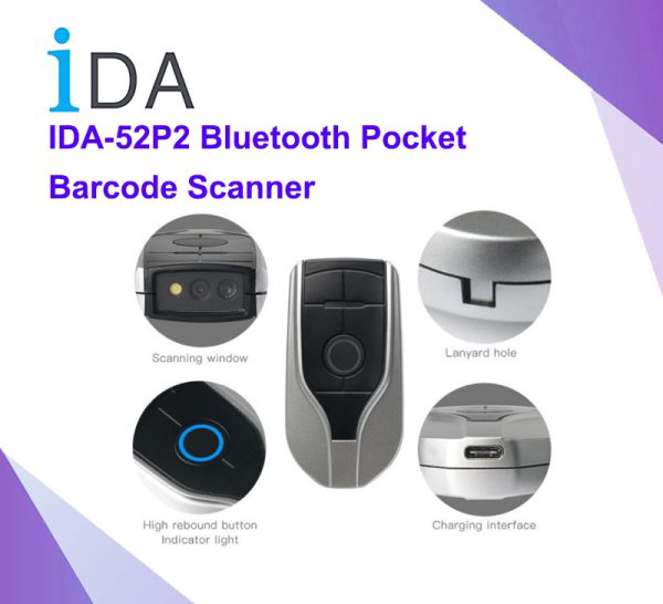 IDA-52P2 Bluetooth Pocket Barcode Scanner - Image 2
